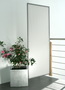 Sichtschutz Paravent an Balkonbrstung und Pflanzgef mit je 2x Wand-Clip