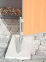 Combi-Stnder mit Granitplatte fr eine maximale Standsicherheit vom Sichtschutz Paravent