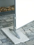 Combistnder mit Granitplatte fr Standfestigkeit Sichtschutz Paravent