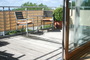Balkonverkleidung 90 x 500 cm uni sisal - grosse Dachterrasse 