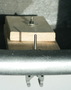 Montagesituation Pflanzkbel mit Wand-Clip u. stabilisierendem Holzbrett innen