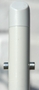 Edelstahl-Zylinderschrauben halten die Clips (Wand-Clip u. Verbindungs-Clip) in Position.