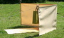 Kleiner Strand-Windschutz 90 x 300 cm sisal als kleiner Sonnenschutz, Sichtschutz und Windschutz